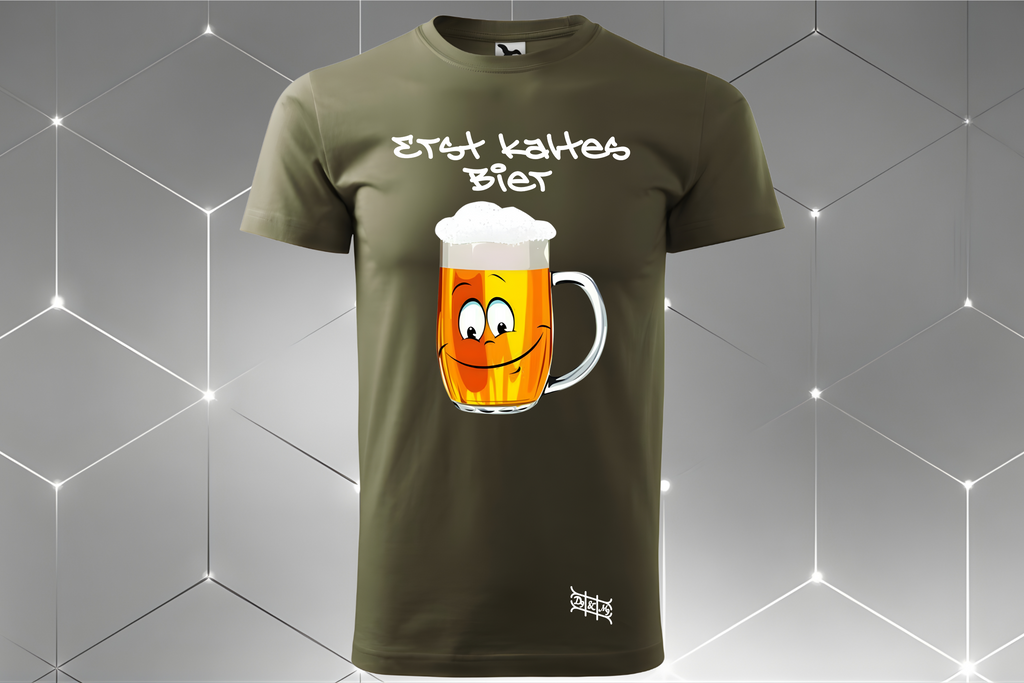 Bier-Gesicht – Unisex T-Shirt