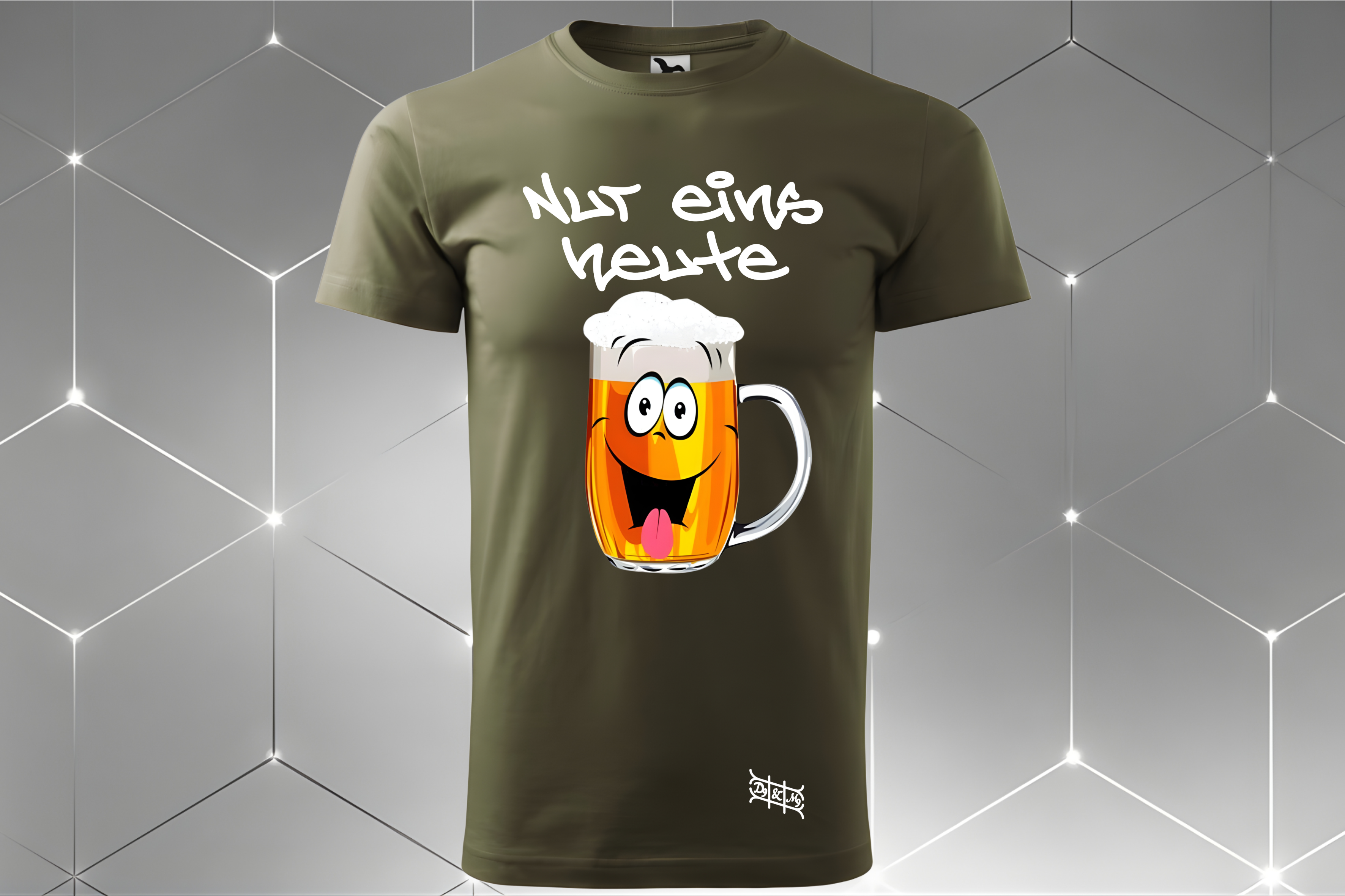 Bier-Gesicht – Unisex T-Shirt