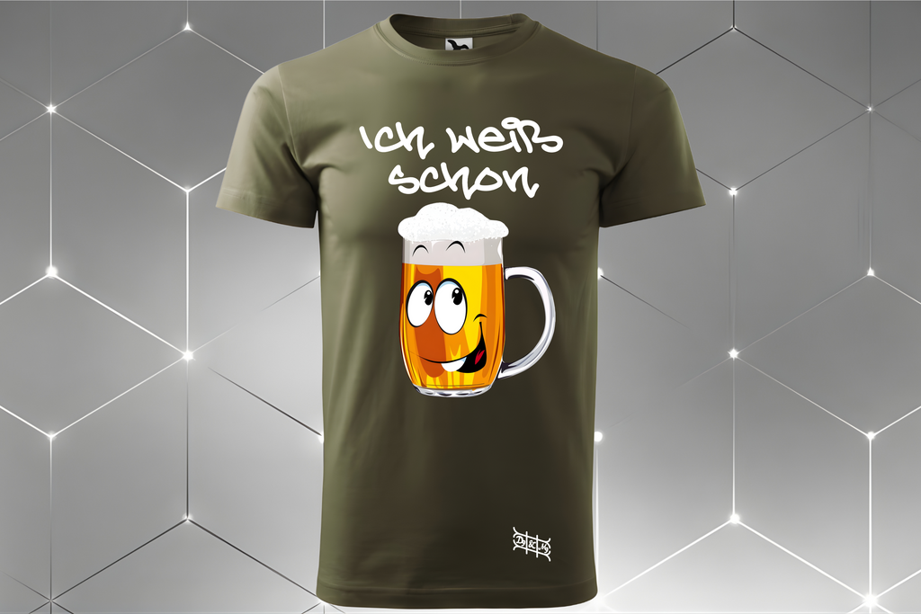 Bier-Gesicht – Unisex T-Shirt