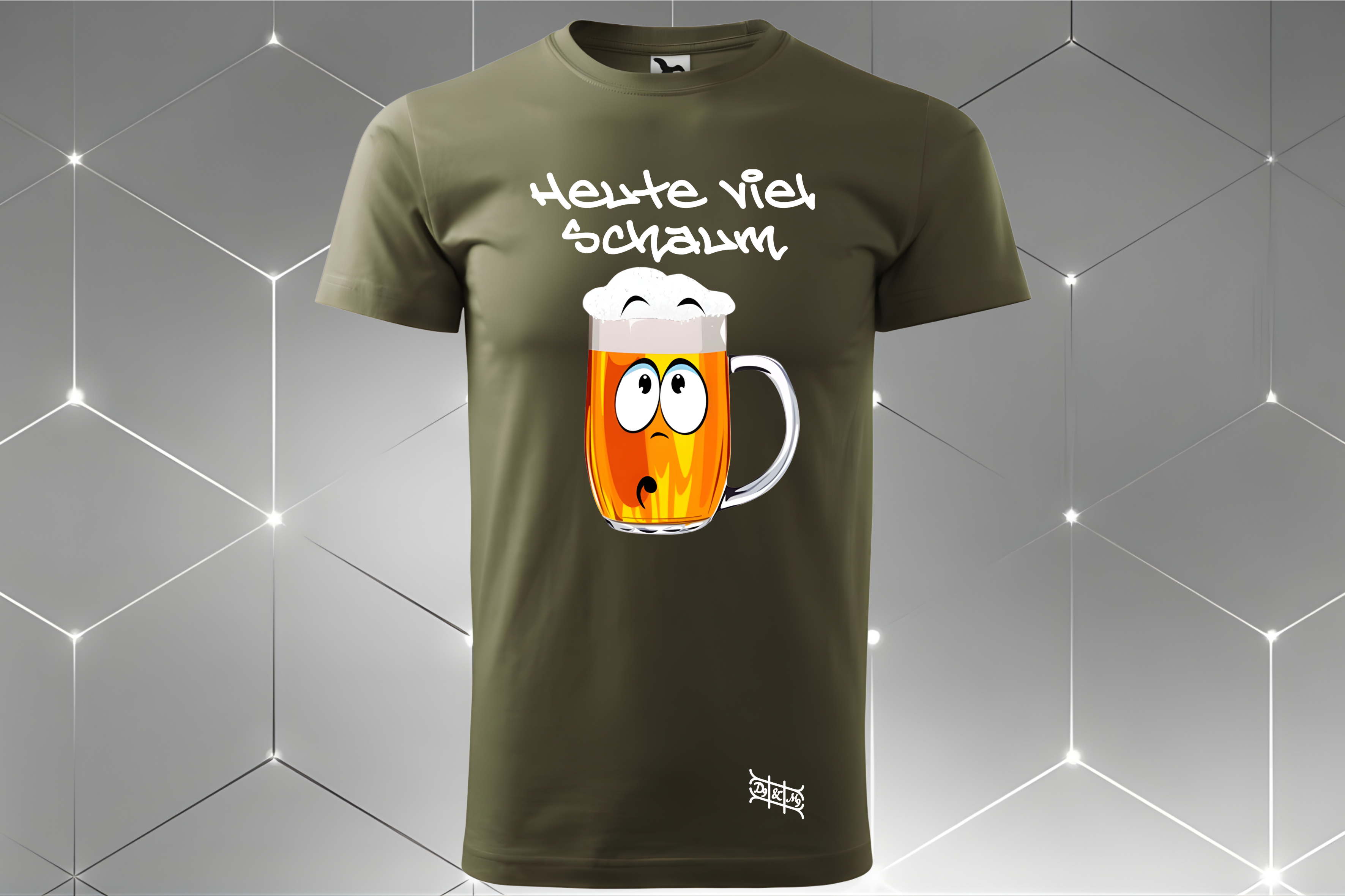Bier-Gesicht – Unisex T-Shirt