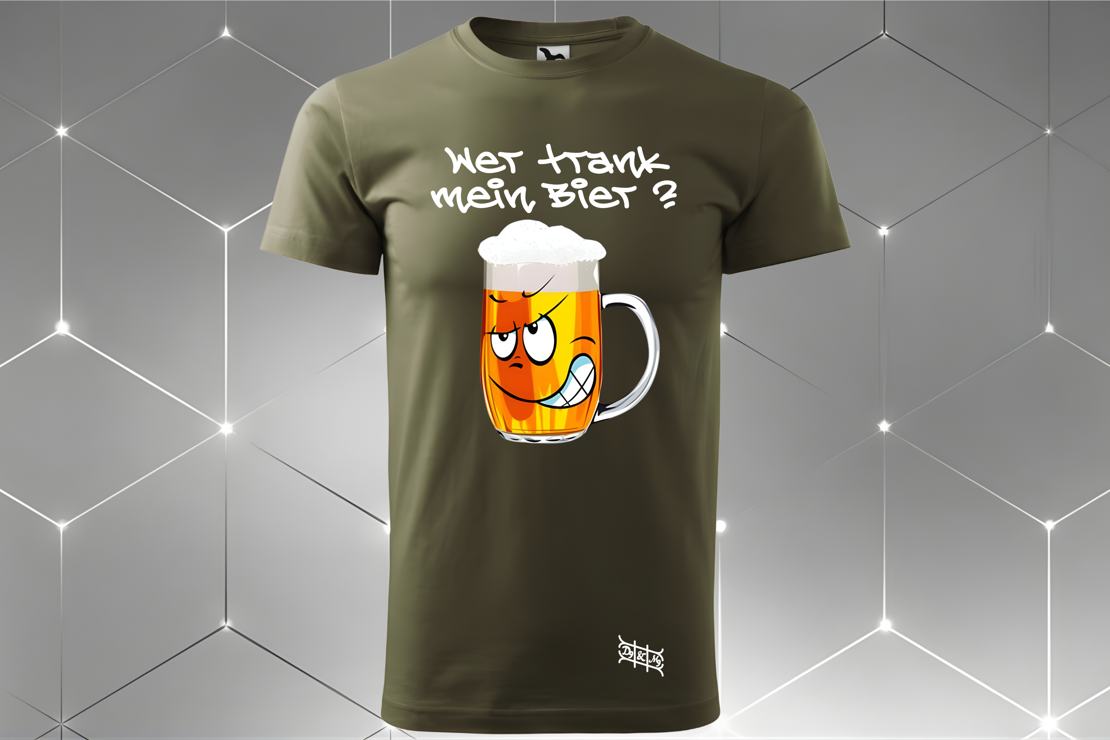 Bier-Gesicht – Unisex T-Shirt