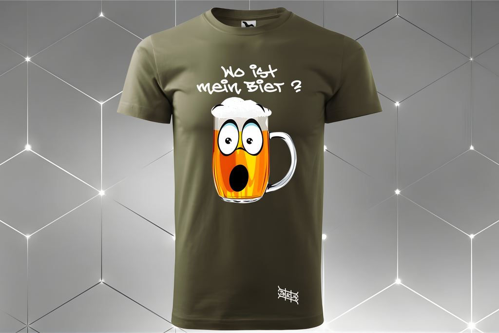 Bier-Gesicht – Unisex T-Shirt