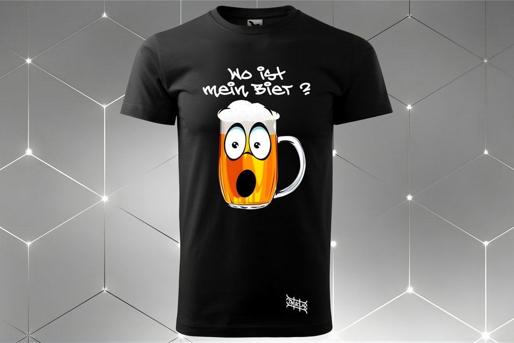 Bier-Gesicht – Unisex T-Shirt