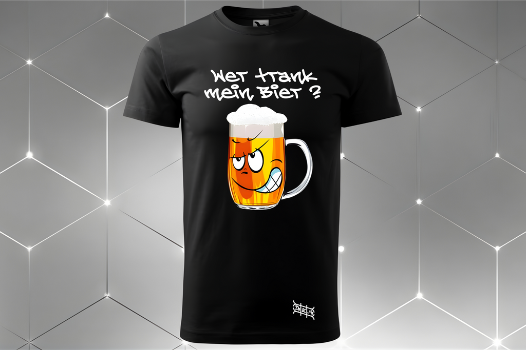 Bier-Gesicht – Unisex T-Shirt