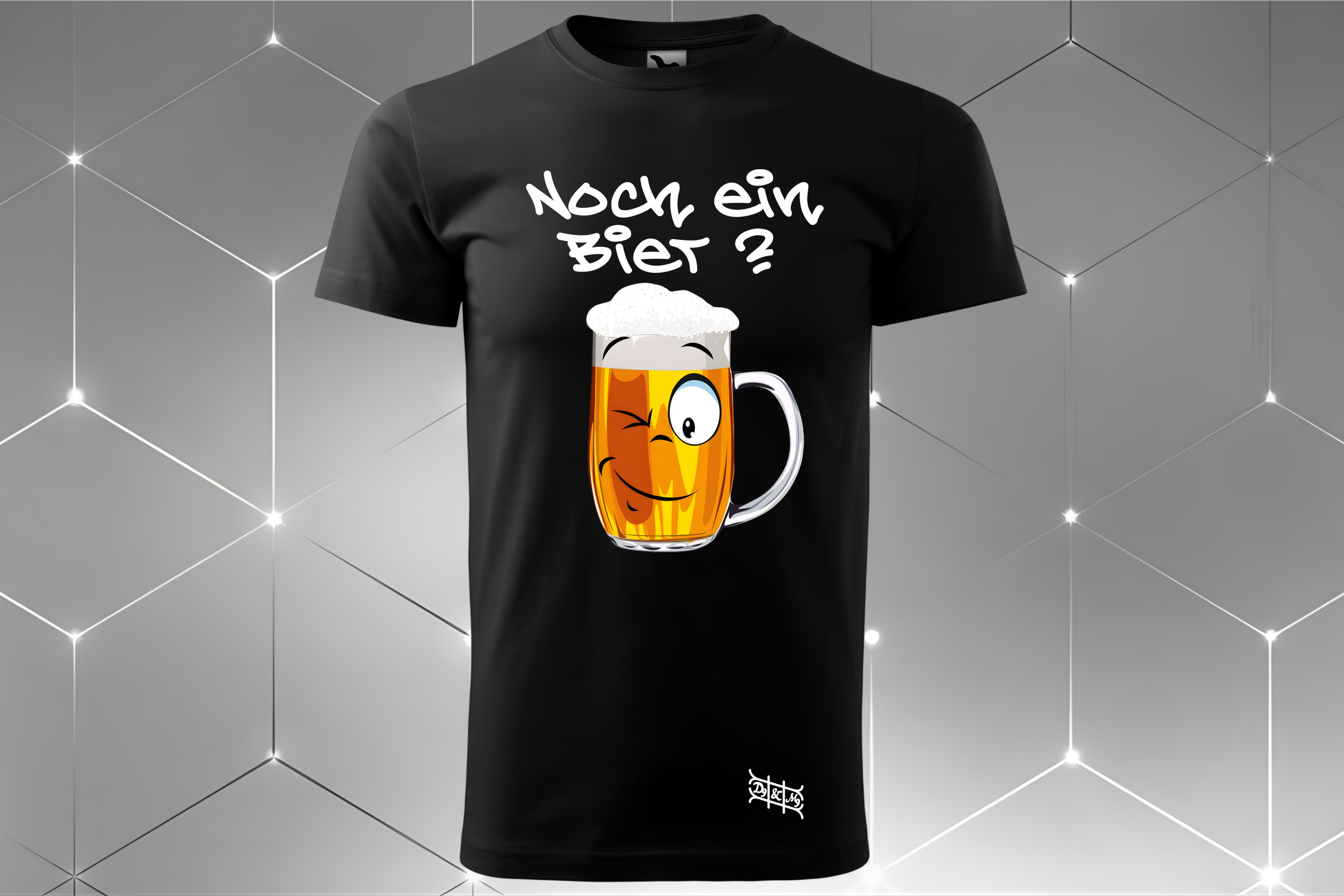Bier-Gesicht – Unisex T-Shirt