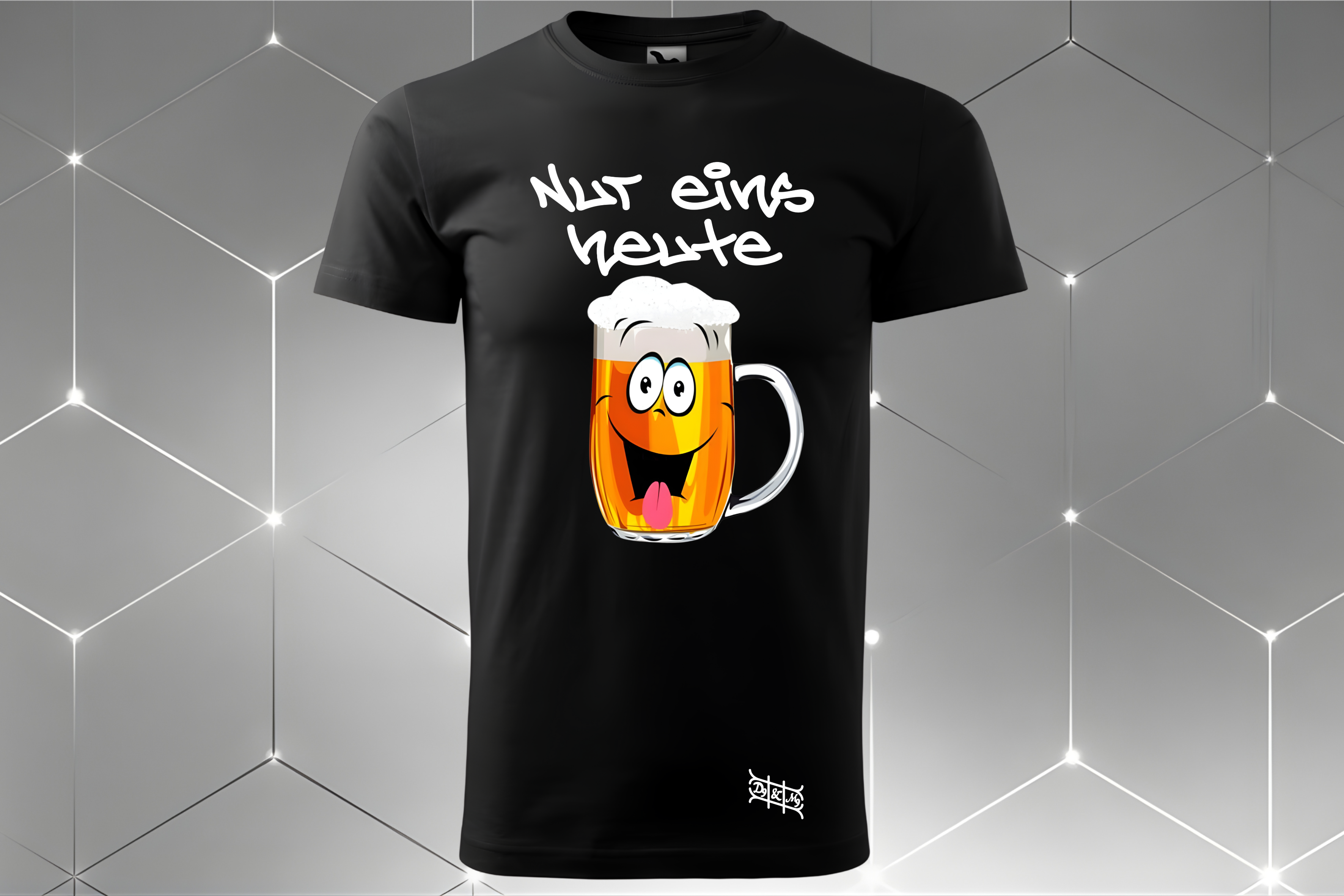 Bier-Gesicht – Unisex T-Shirt