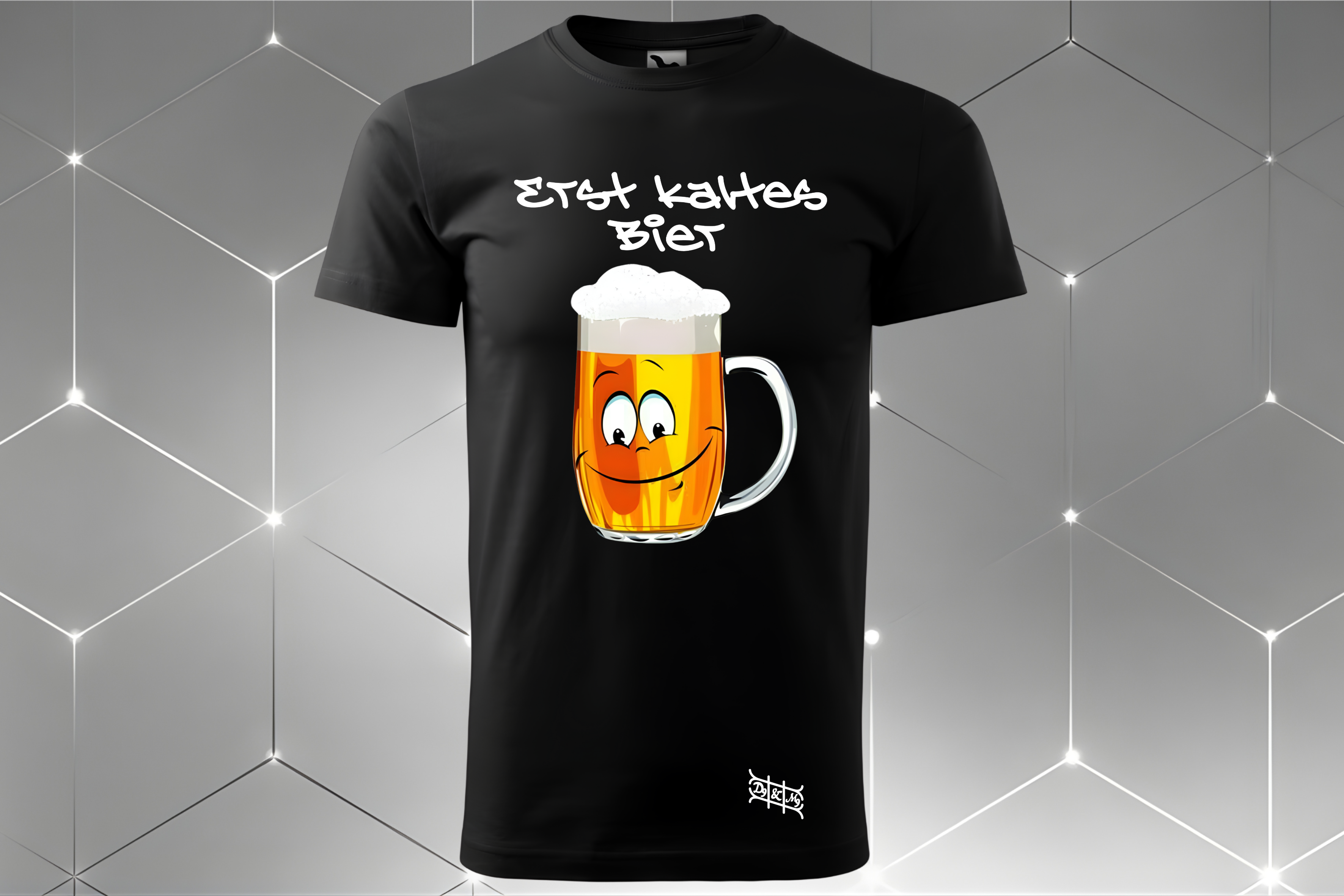 Bier-Gesicht – Unisex T-Shirt