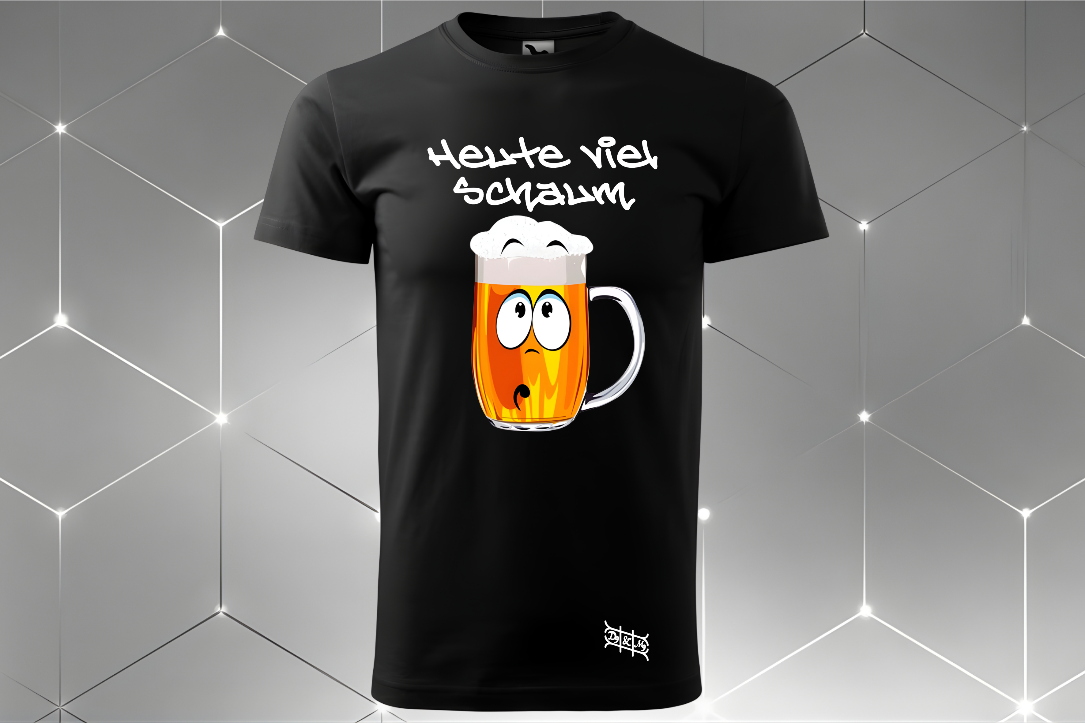 Bier-Gesicht – Unisex T-Shirt