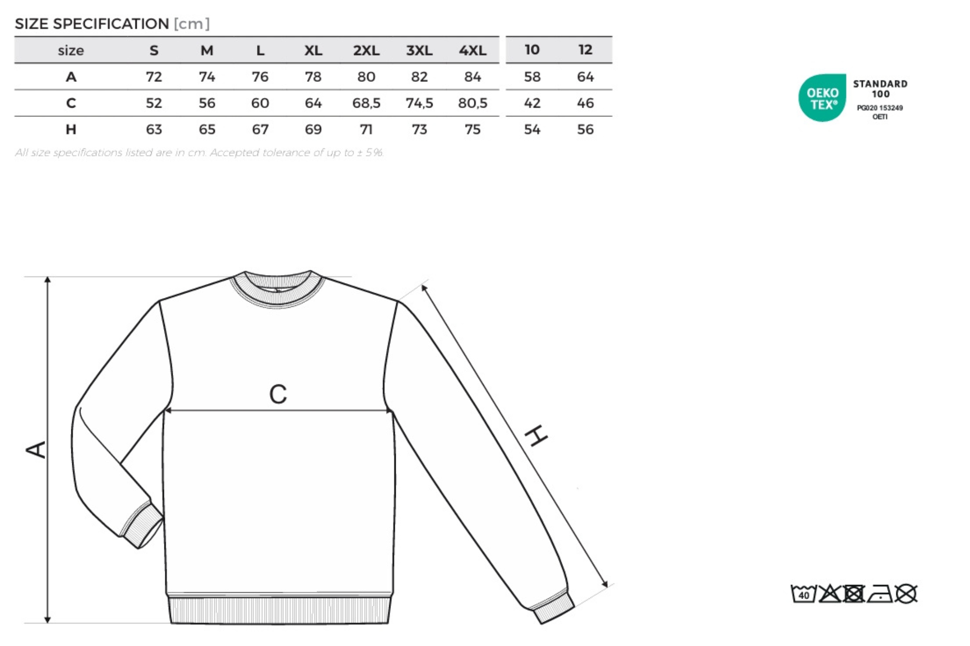 Phoenix Sweatshirt - Vorderseite | Ink Art Design