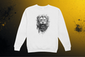 Löwe Sweatshirt - Vorderseite | Sketch Art Design