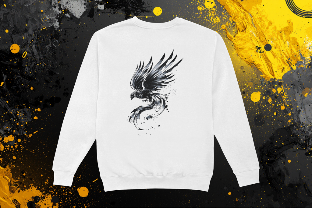 Phoenix Sweatshirt - Rückseite | Ink Art Design