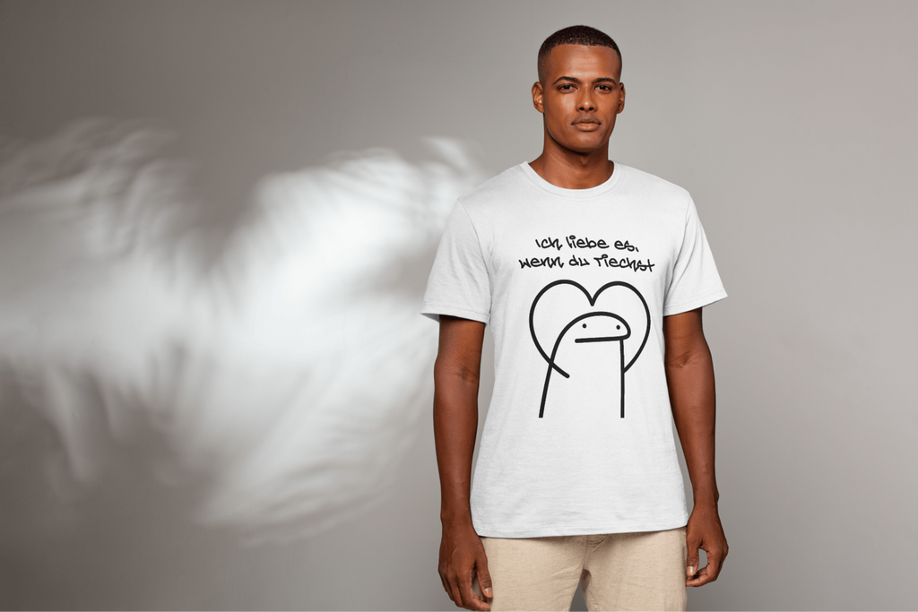 "Ich liebe es, wenn du riechst" Lustiges Statement T-Shirt - 100% Baumwolle